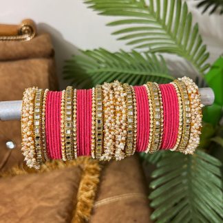 Pearl Border Party Bangles
