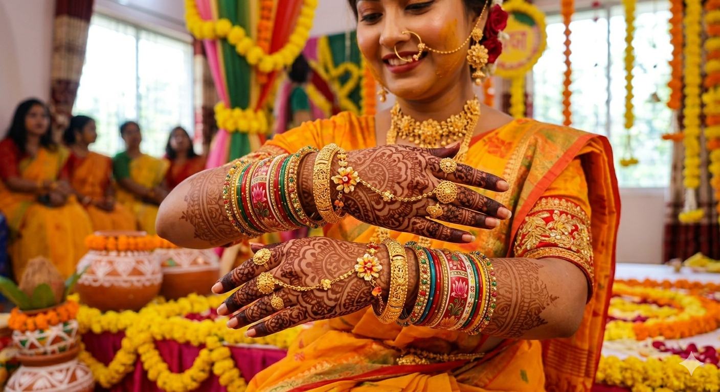 Mehendi Holud Jewelry