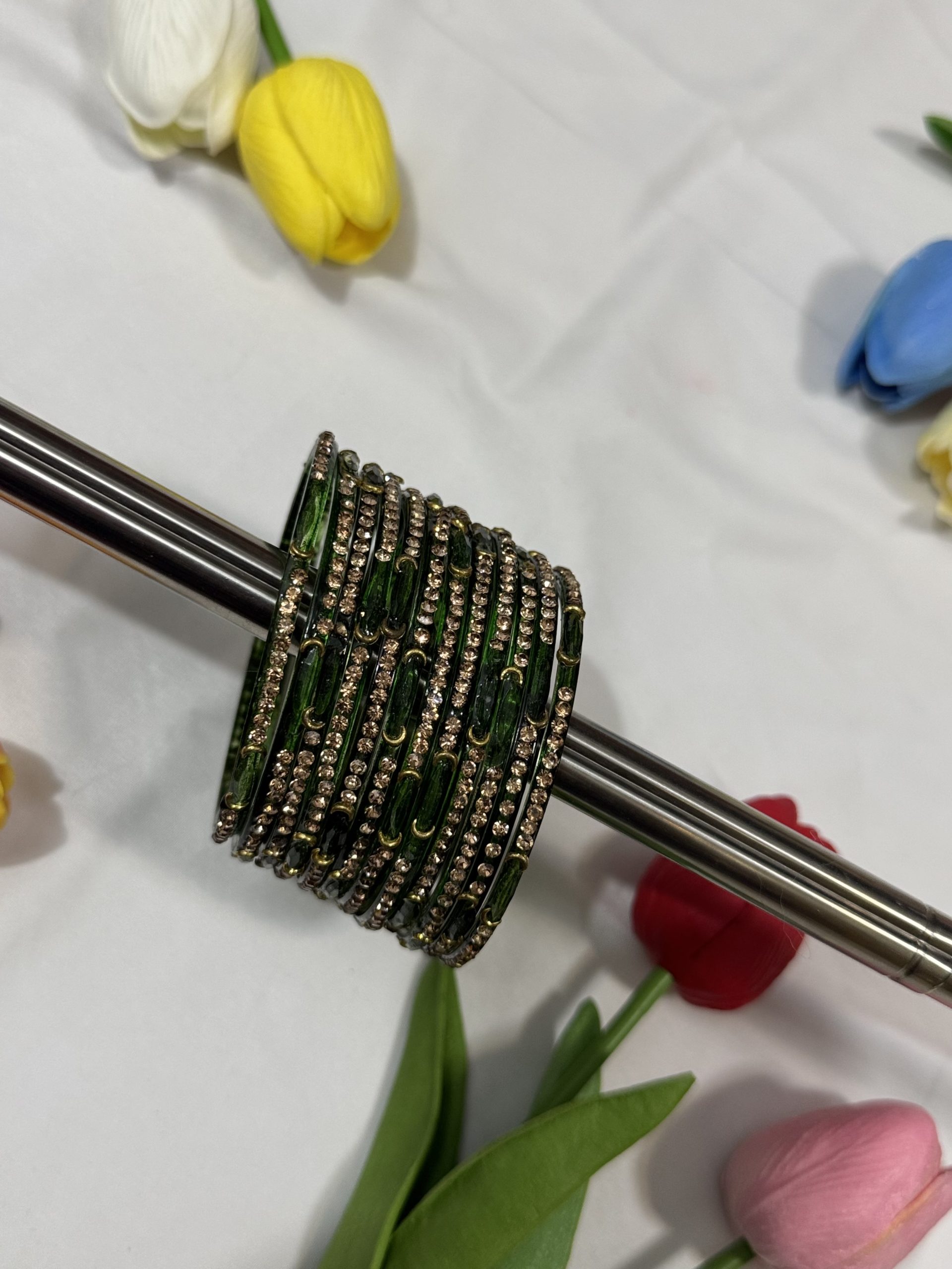 Elegant Half Moon bangles from Luxurious Vanity