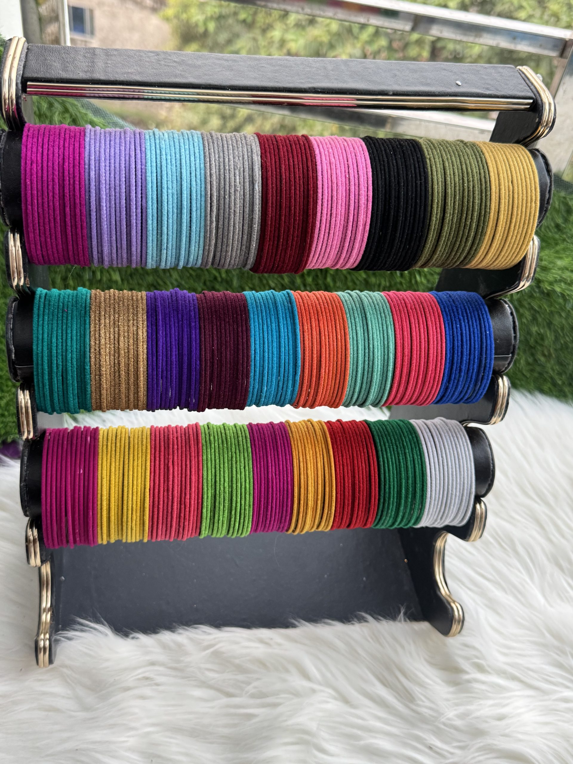 Velvet Bangles from Luxurious Vanity