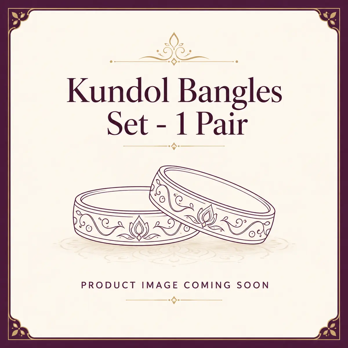 Kundol Bangles Set – 1 Pair
