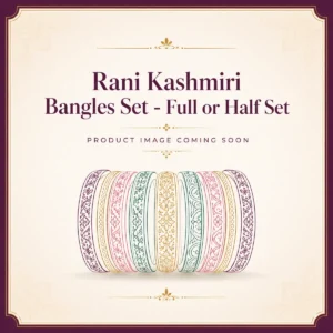 Rani Kashmiri Bangles Set - Full or Half Set