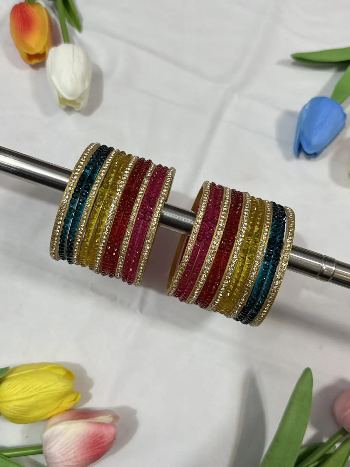 Rani Kashmiri Bangles close up