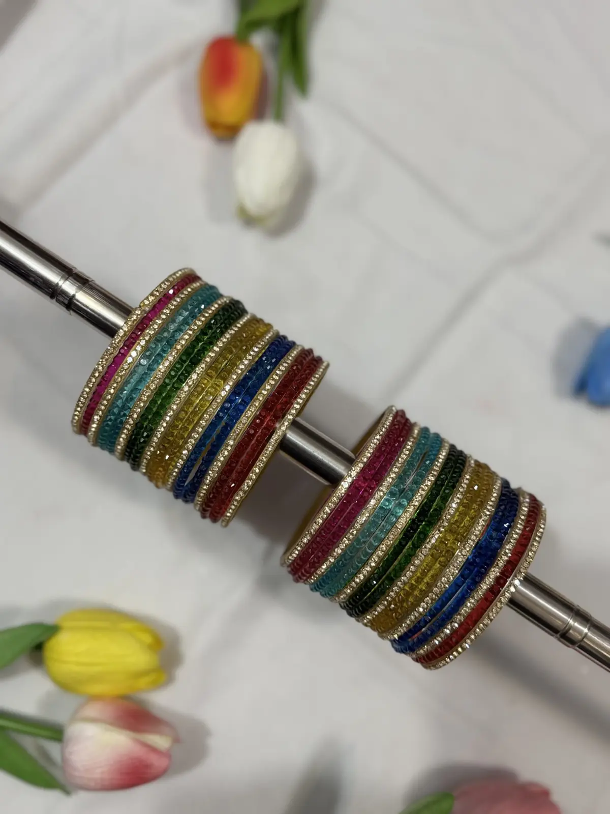 Rani Kashmiri multicolour bangles