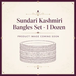 Sundari Kashmiri Bangles Set - 1 Dozen
